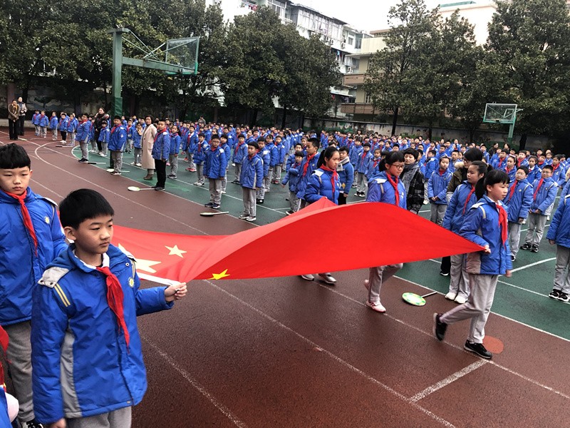 2019.02.25温州革命历史纪念馆受邀温州市水心一小开展“拥抱中国梦 展望新时代”开学典礼暨讲述《国旗背后的故事�?照片IMG_1479.JPG